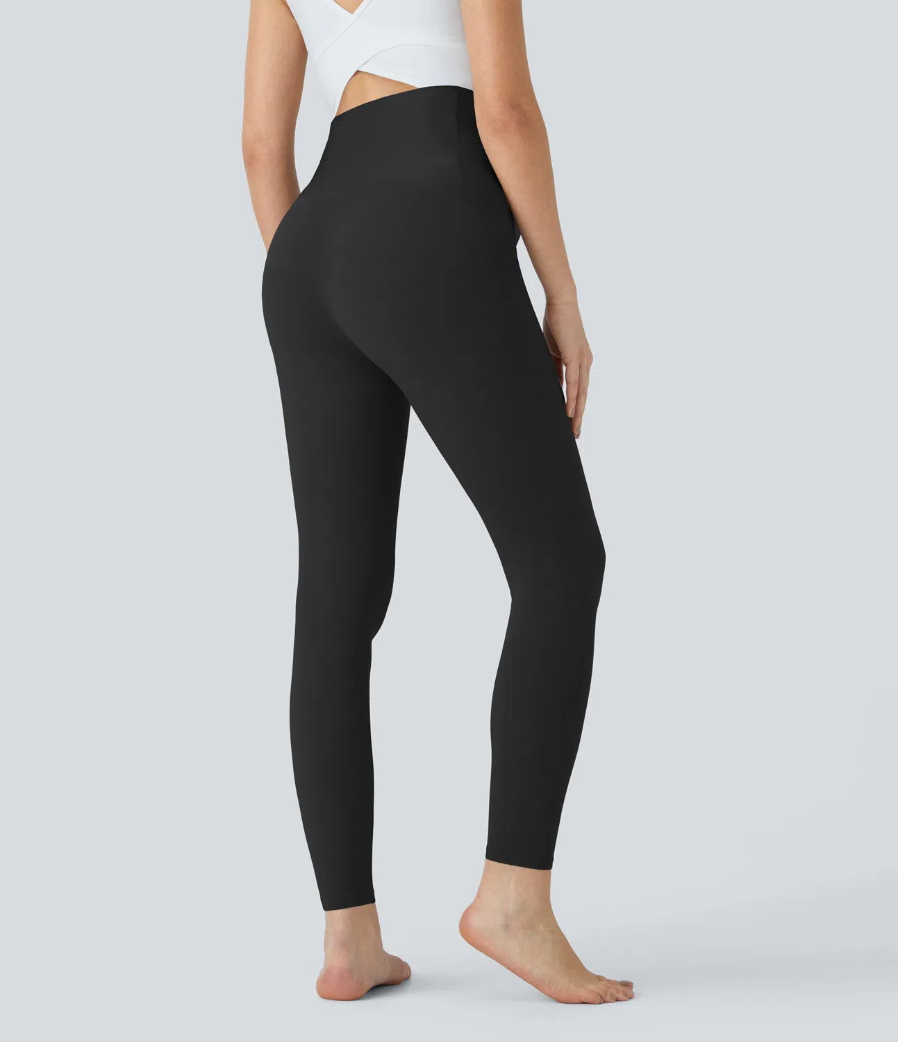Softlyzero™ Super High Waisted Maternity Yoga 7/8 Leggings-UPF50+ - PURE-YOGA