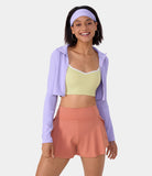 High Waisted Split 2-in-1 Yoga Shorts 2'' - PURE-YOGA