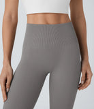 Seamless Flow High Waisted Tummy Control Butt Lifting 7/8 Yoga Leggings - PURE-YOGA