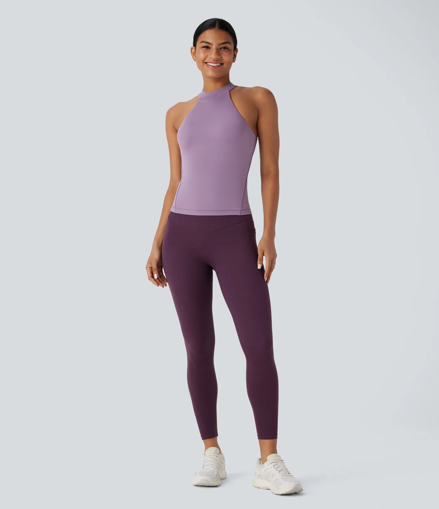 Softlyzero™ Round Neck Backless Yoga Sports Top-UPF50+ - PURE-YOGA