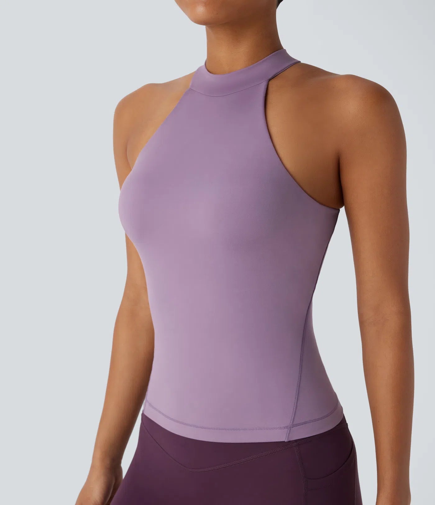 Softlyzero™ Round Neck Backless Yoga Sports Top-UPF50+ - PURE-YOGA