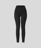 Softlyzero™ Crossover Pocket Plain Leggings-UPF50+ - PURE-YOGA