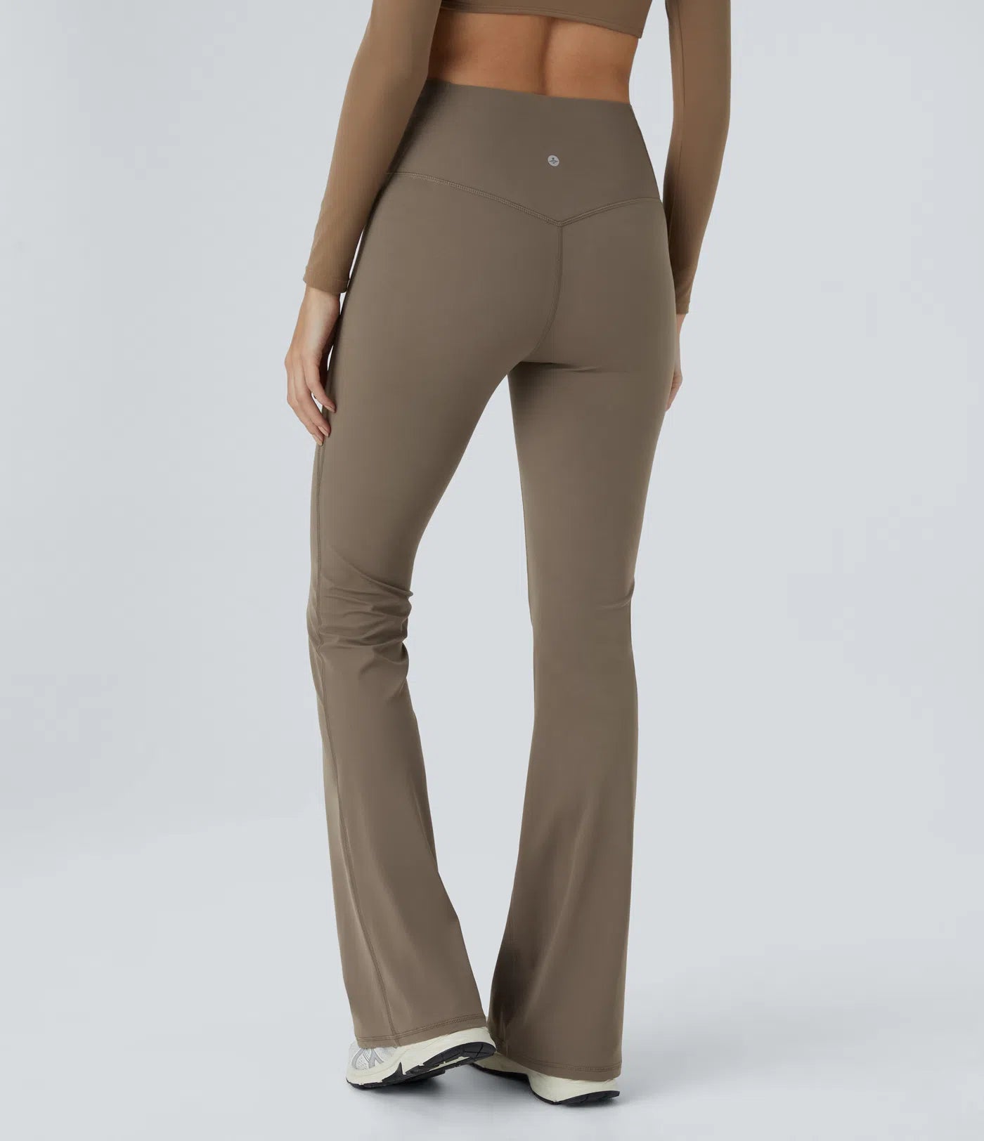 SoCinched High Waisted Tummy Control Shaping Yoga UltraSculpt Flare Leggings - PURE-YOGA
