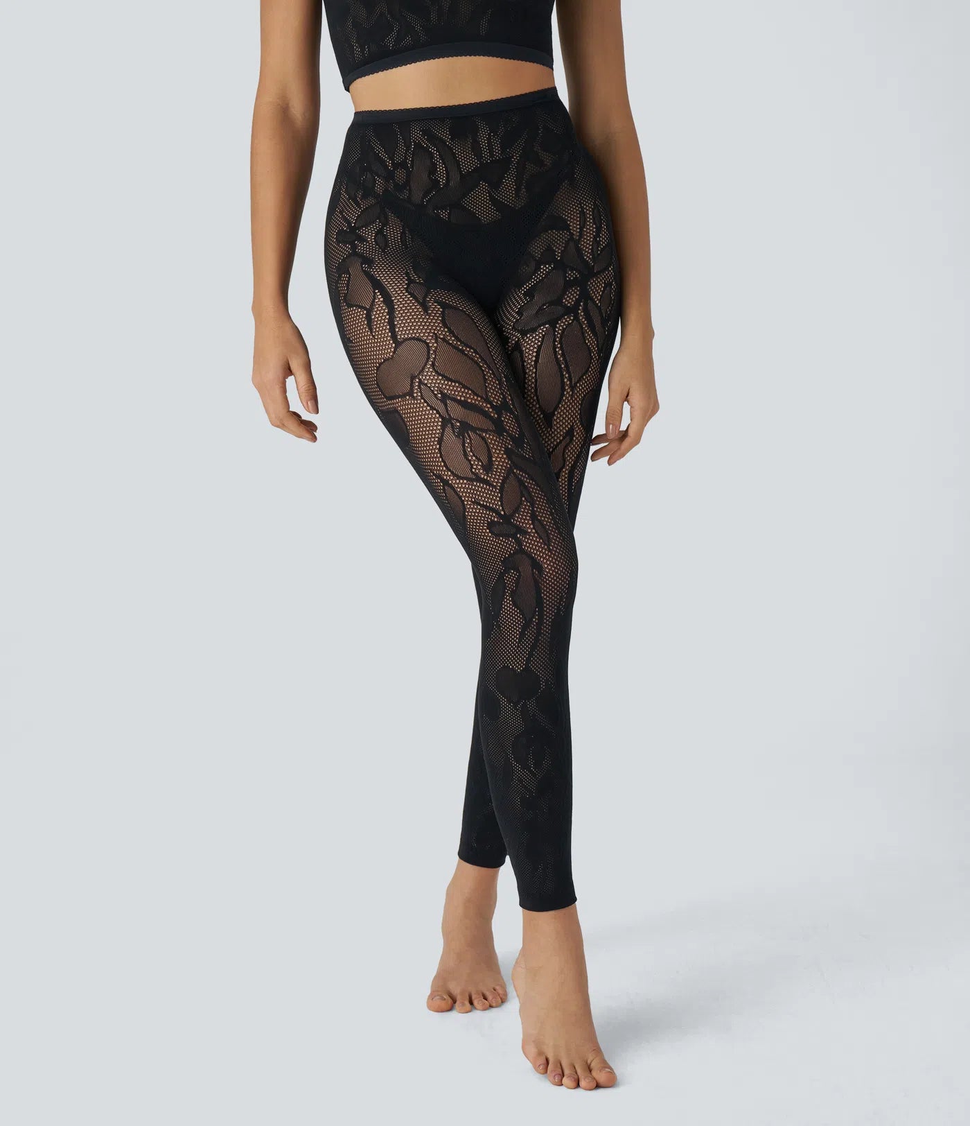 Seamless Flow High Waisted Cut Out Casual 7/8 Leggings - PURE-YOGA