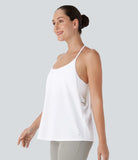Softlyzero™ Airy Halter Backless Draped Cool Touch Yoga Sports Top-UPF50+ - PURE-YOGA