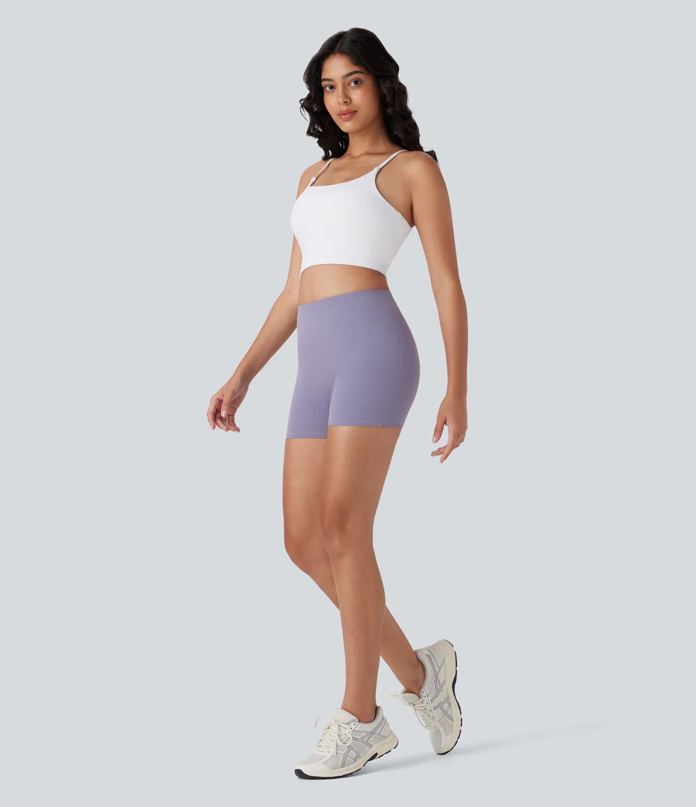 Pure-Yoga UltraSculpt™ Mid Rise Yoga Leak Protection Biker Shorts 4'' - PURE-YOGA