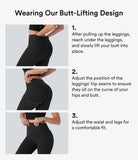 SoCinched High Waisted Scrunch Butt Lifting Tummy Control Side Pocket Shaping Workout UltraSculpt Biker Shorts 7'' - PURE-YOGA