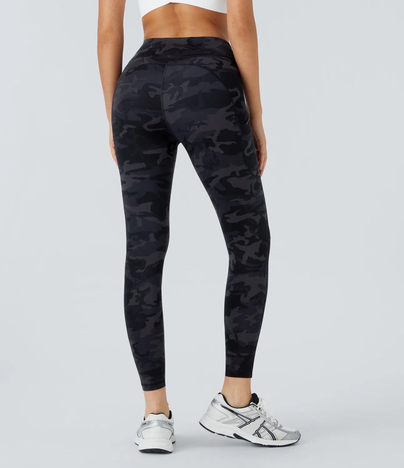 High Waisted Side Pocket 7/8 Leggings - PURE-YOGA