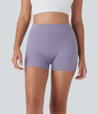 Pure-Yoga UltraSculpt™ Mid Rise Yoga Leak Protection Biker Shorts 4'' - PURE-YOGA