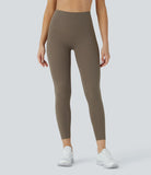 SoCinched High Waisted Butt Lifting Tummy Control Multiple Pockets 7/8 Workout UltraSculpt Leggings - PURE-YOGA