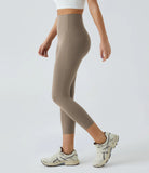 High Waisted Side Pocket Shaping Training Capri Leggings - PURE-YOGA