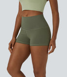 Seamless Flow High Waisted Yoga Biker Shorts 2.5'' - PURE-YOGA