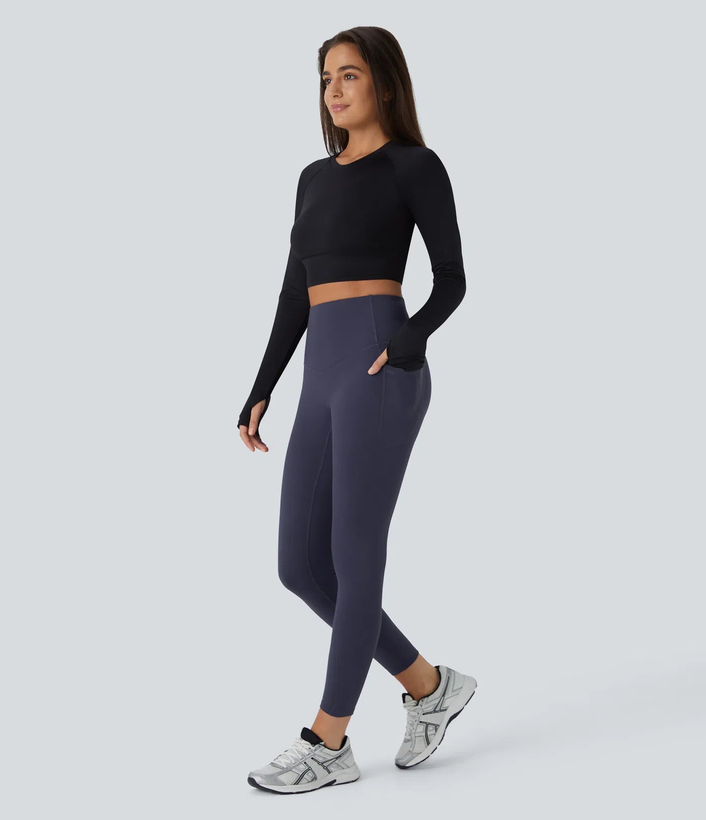 Softlyzero™ Plush Thermal High Waisted Tummy Control Side Pocket Workout Leggings - PURE-YOGA