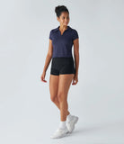Softlyzero™ Polo Collar V Neck Short Sleeve Golf Sports Top-UPF50+ - PURE-YOGA