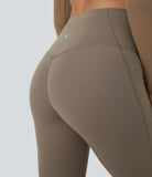 SoCinched High Waisted Tummy Control Shaping Yoga UltraSculpt Flare Leggings - PURE-YOGA