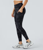 High Waisted Side Pocket 7/8 Leggings - PURE-YOGA