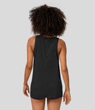 Sleeveless 2-in-1 Relax Yoga Sports Top - PURE-YOGA