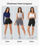 SoCinched High Waisted Scrunch Butt Lifting Tummy Control Side Pocket Shaping Workout UltraSculpt Biker Shorts 3'' - PURE-YOGA