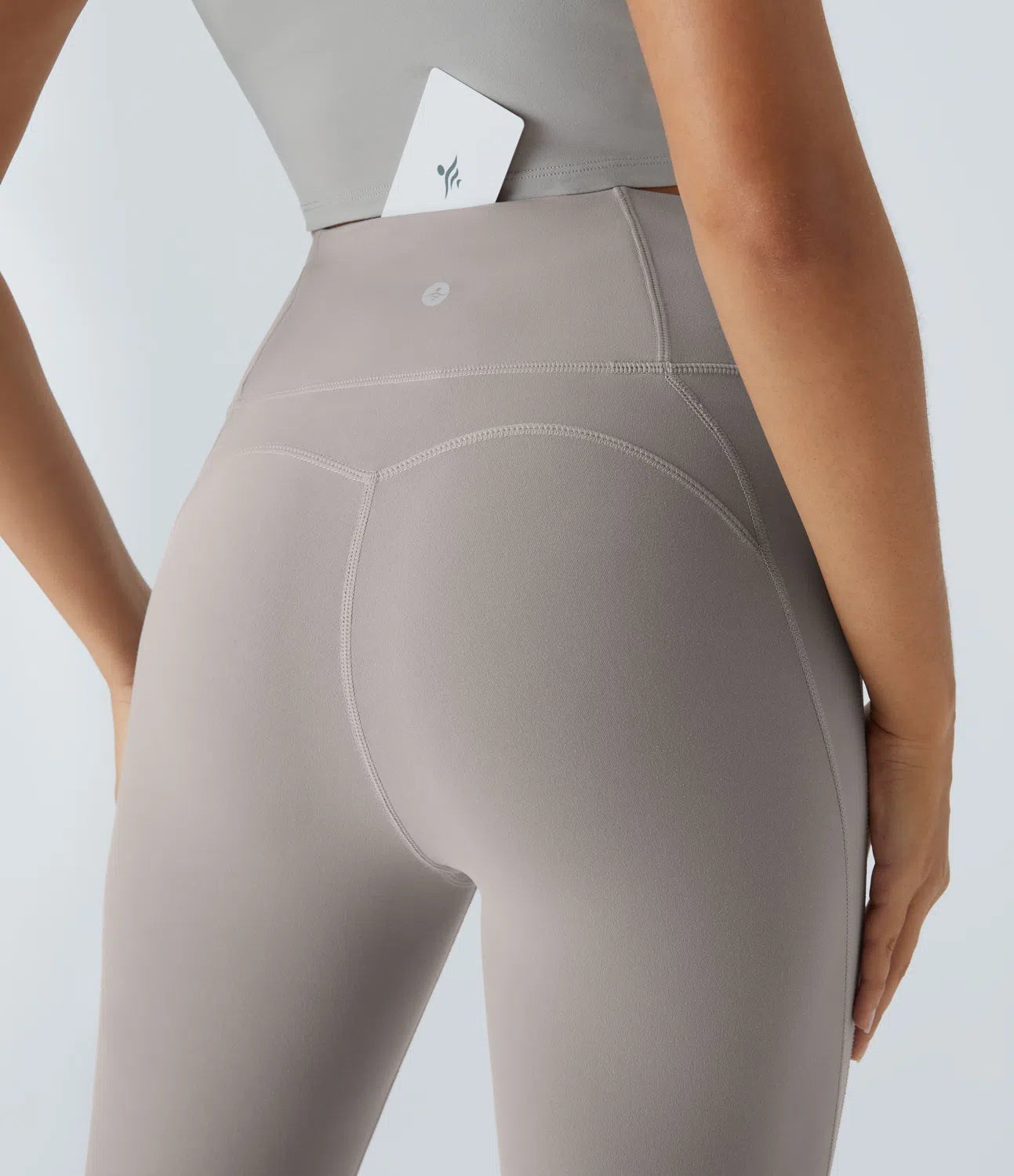 Softlyzero™ High Waisted Back Pocket Cut Out Twisted Yoga Leggings-UPF50+ - PURE-YOGA