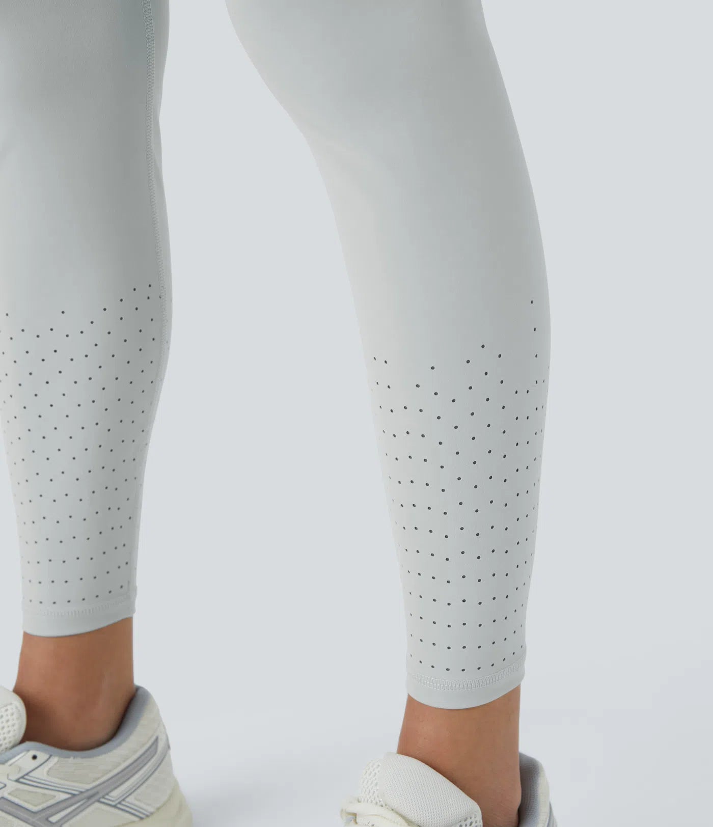 SoCinched High Waisted Tummy Control Back Pocket Hollow 7/8 Shaping Pilates Leggings - PURE-YOGA