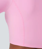 Softlyzero™ Plush Long Sleeve Adjustable Buckle Cropped Yoga Sports Top - PURE-YOGA