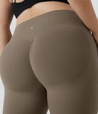 SoCinched High Waisted Scrunch Butt Lifting Tummy Control Side Pocket Shaping Training UltraSculpt Plus Size Leggings - PURE-YOGA