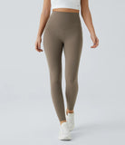 SoCinched High Waisted Tummy Control Side Pocket Shaping Training UltraSculpt Leggings - PURE-YOGA