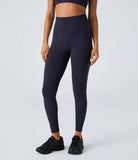 SpeedWave™ High Waisted Reflective Line Zipper Pocket Quick Dry 7/8 Workout Leggings - PURE-YOGA