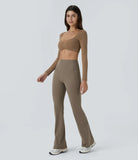 SoCinched High Waisted Tummy Control Shaping Yoga UltraSculpt Flare Leggings - PURE-YOGA
